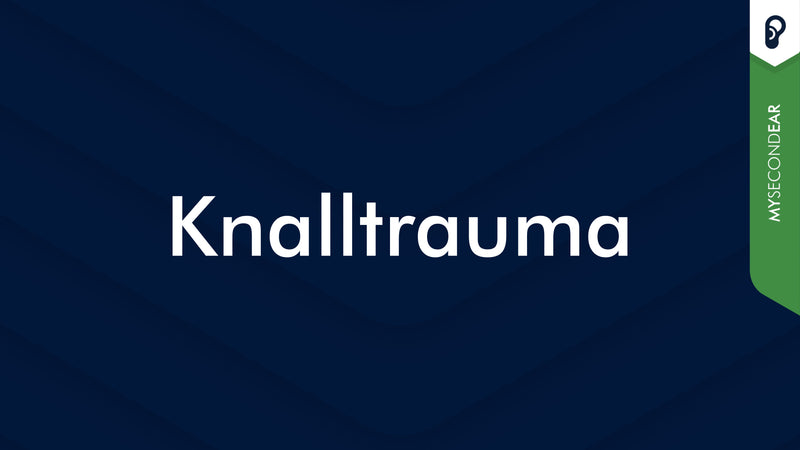 Mann mit Knalltrauma